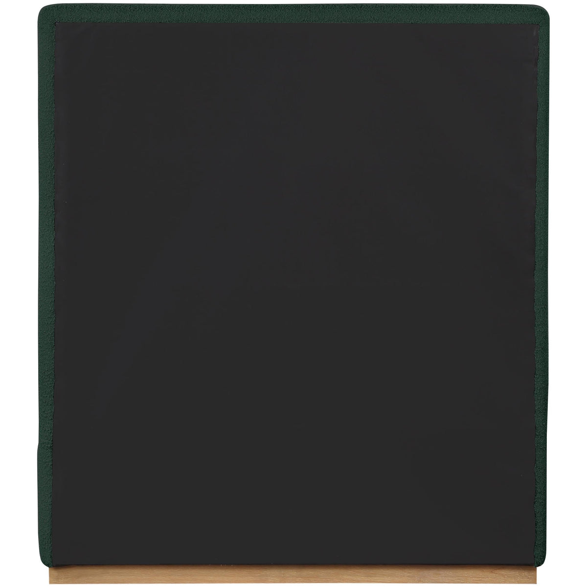 Meridian Monaco Green Boucle Fabric Twin Bed