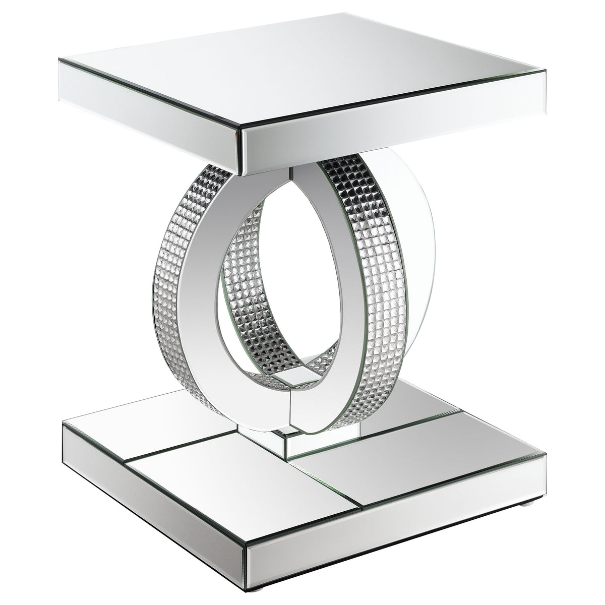 Breena Mirrored Coffee and End Table Set