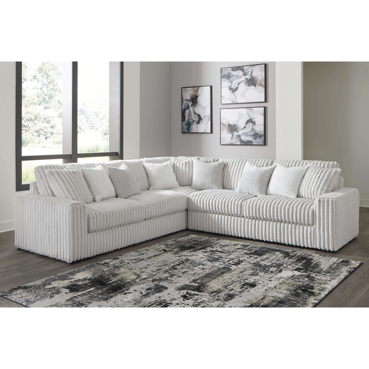Swipe Furniture Exclusive Design Stupendous Fabric 3 pc Sectional 2590366/2590377/2590367