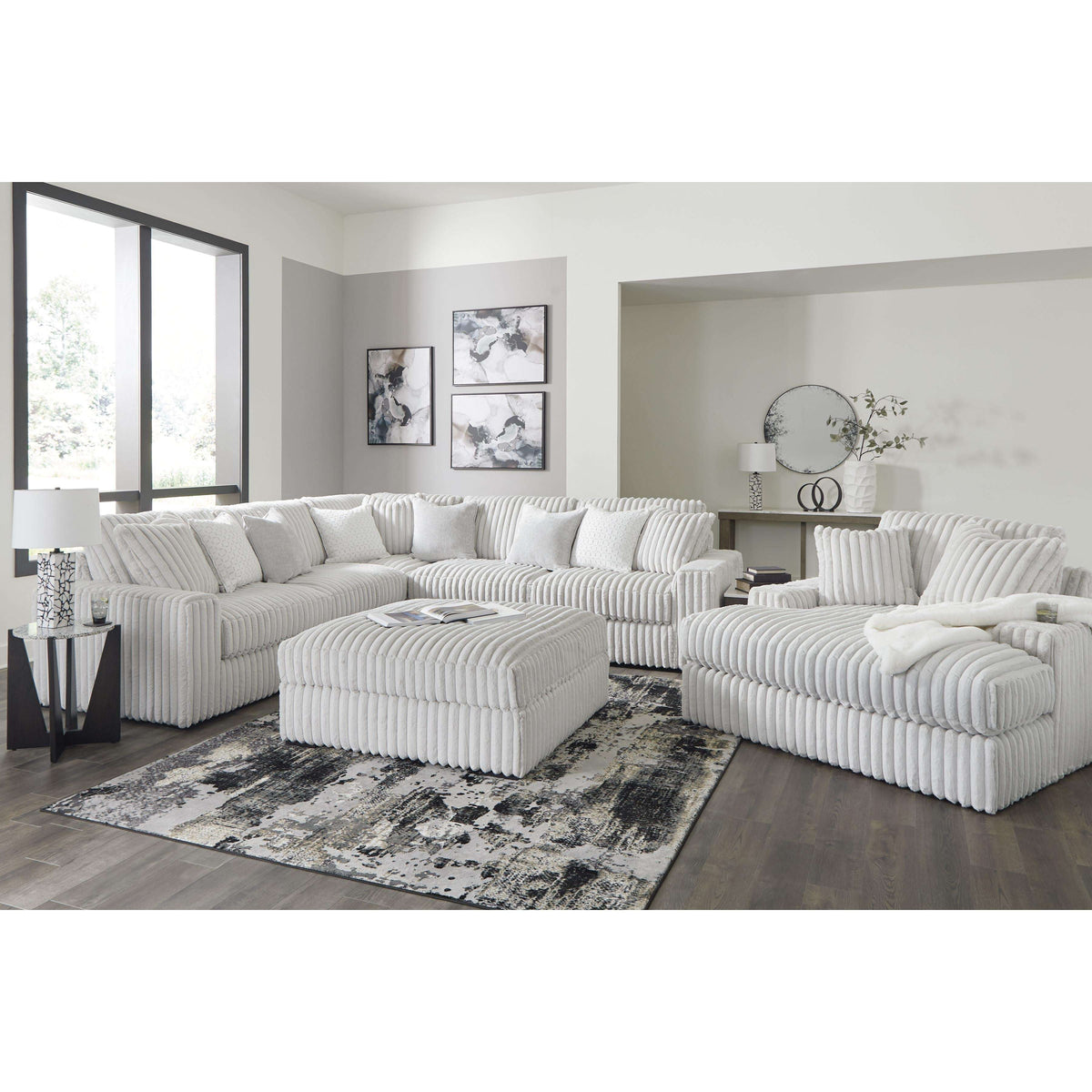 Swipe Furniture Exclusive Design Stupendous Fabric 3 pc Sectional 2590366/2590377/2590367