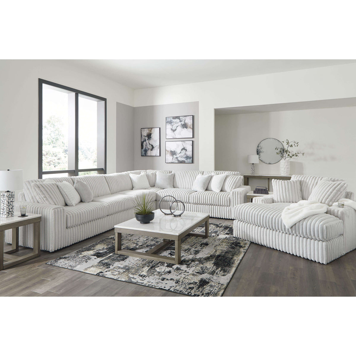 Swipe Furniture Exclusive Design Stupendous Fabric 4 pc Sectional 2590366/2590346/2590377/2590367