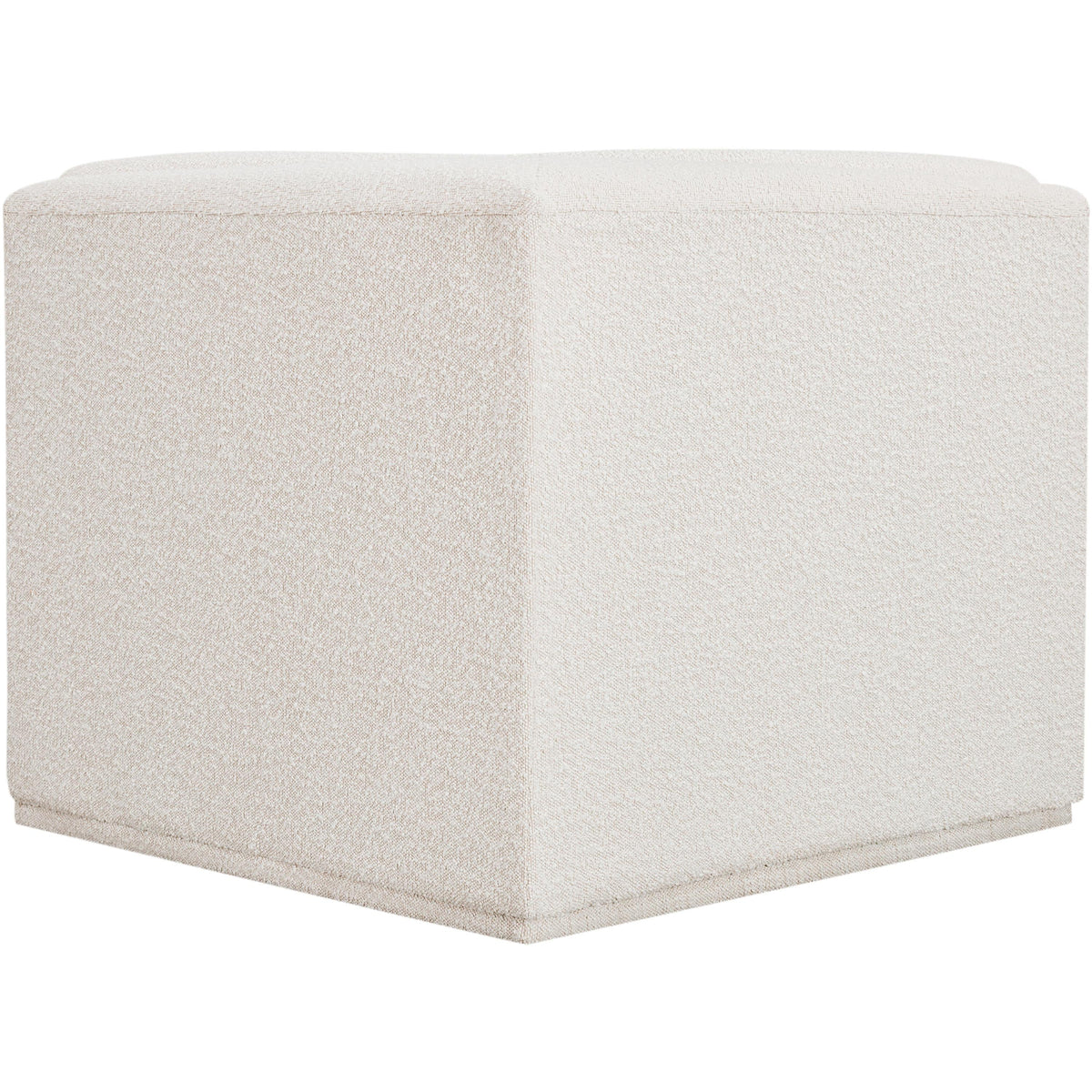 Meridian Ollie Cream Boucle Fabric Corner