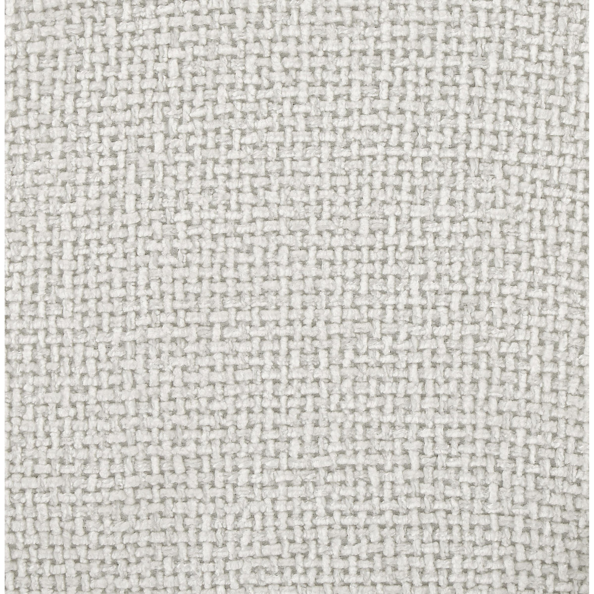 Meridian Quinn Cream Chenille Fabric Armless Chair