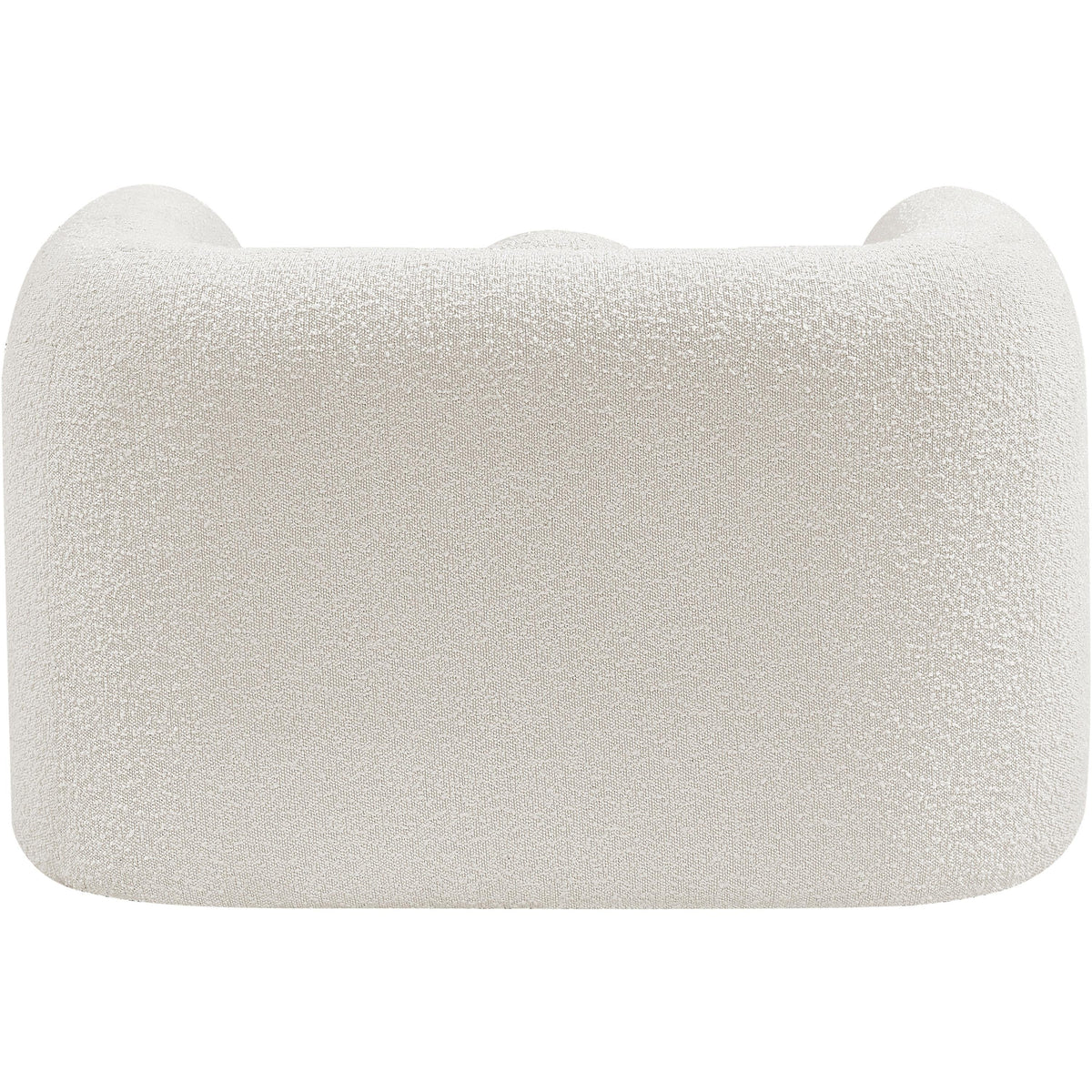 Meridian Emory Cream Boucle Fabric Chair