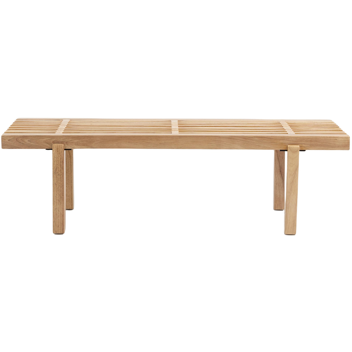 Meridian Naya Cream Chenille Fabric Bench