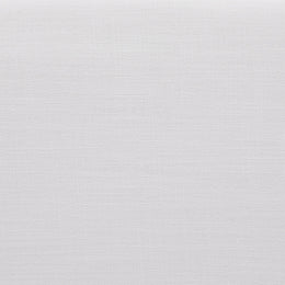 Meridian Comfy White Linen Textured Fabric Modular Armless Chair