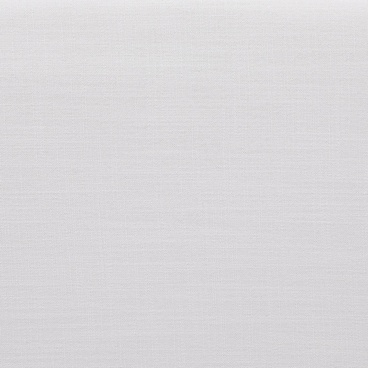 Meridian Comfy White Linen Textured Fabric Modular Corner Chair