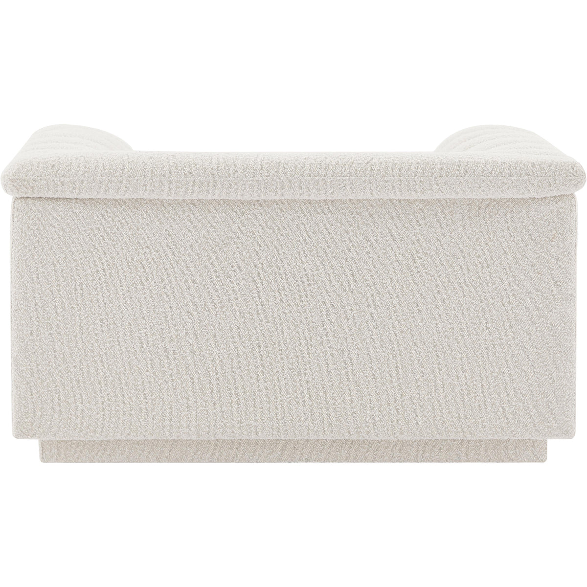 Meridian Cascade Cream Boucle Fabric Chair