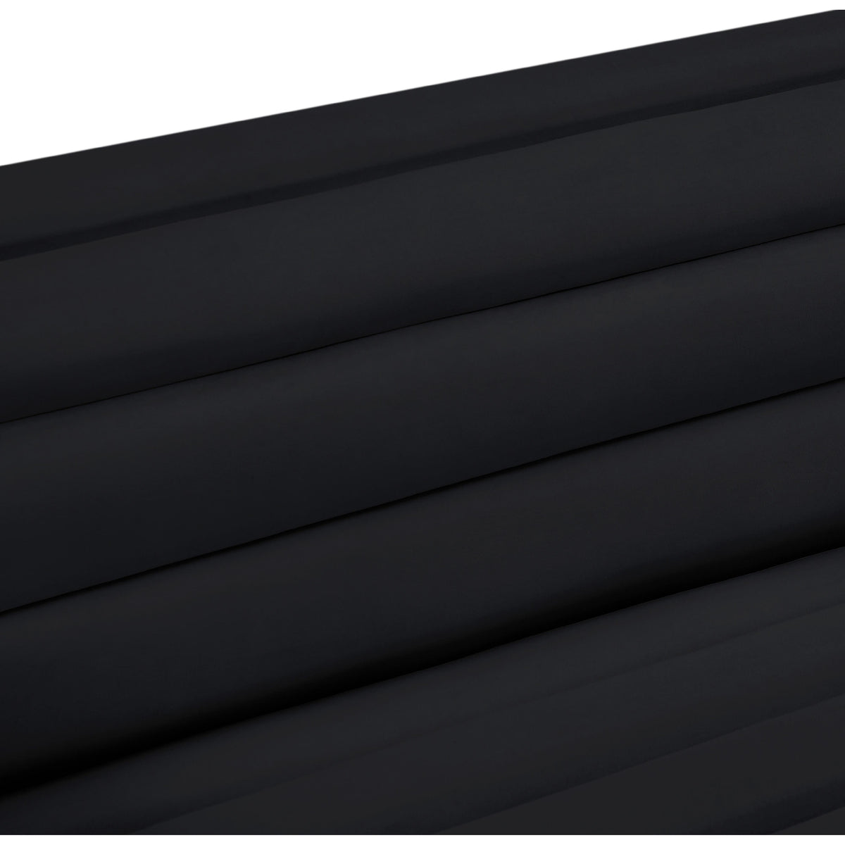Meridian Cascade Black Velvet Fabric Chair