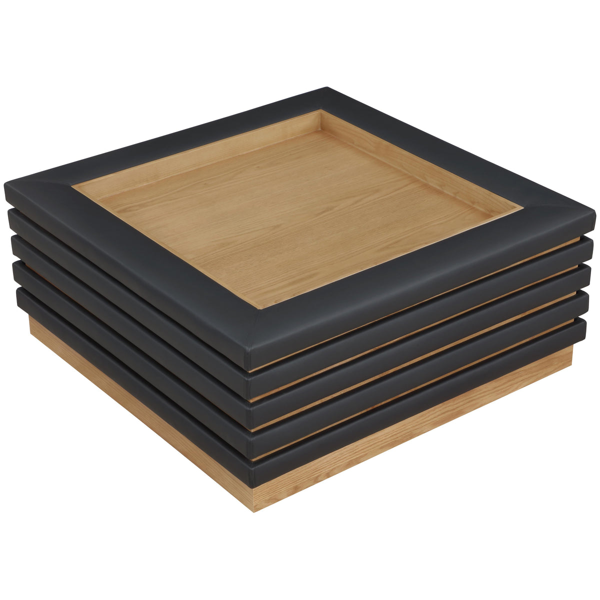 Meridian Rory Black Vegan Leather Coffee Table