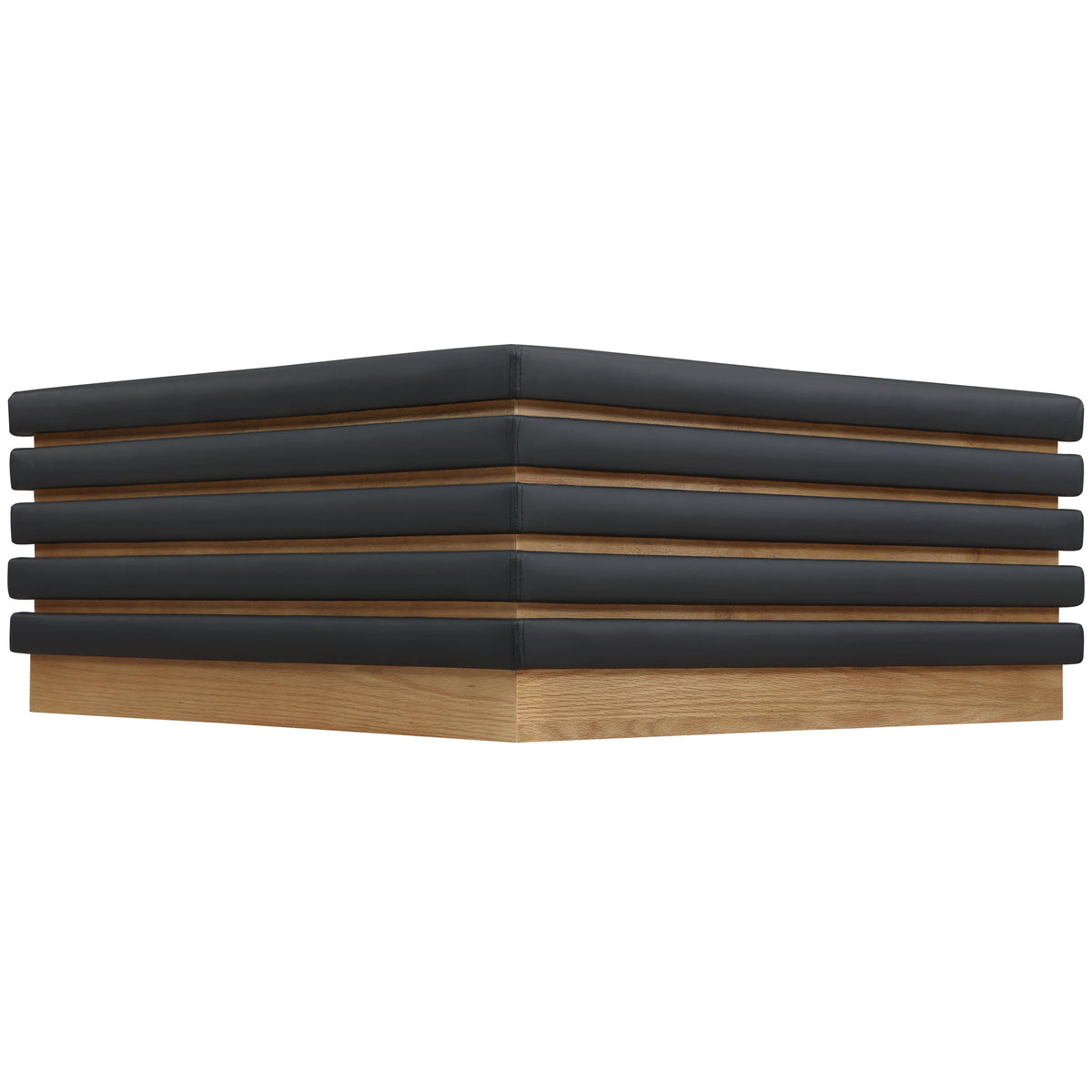 Meridian Rory Black Vegan Leather Coffee Table