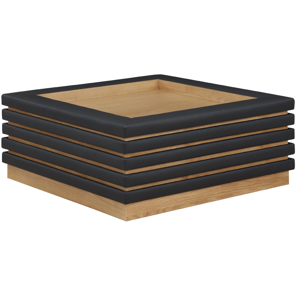 Meridian Rory Black Vegan Leather Coffee Table