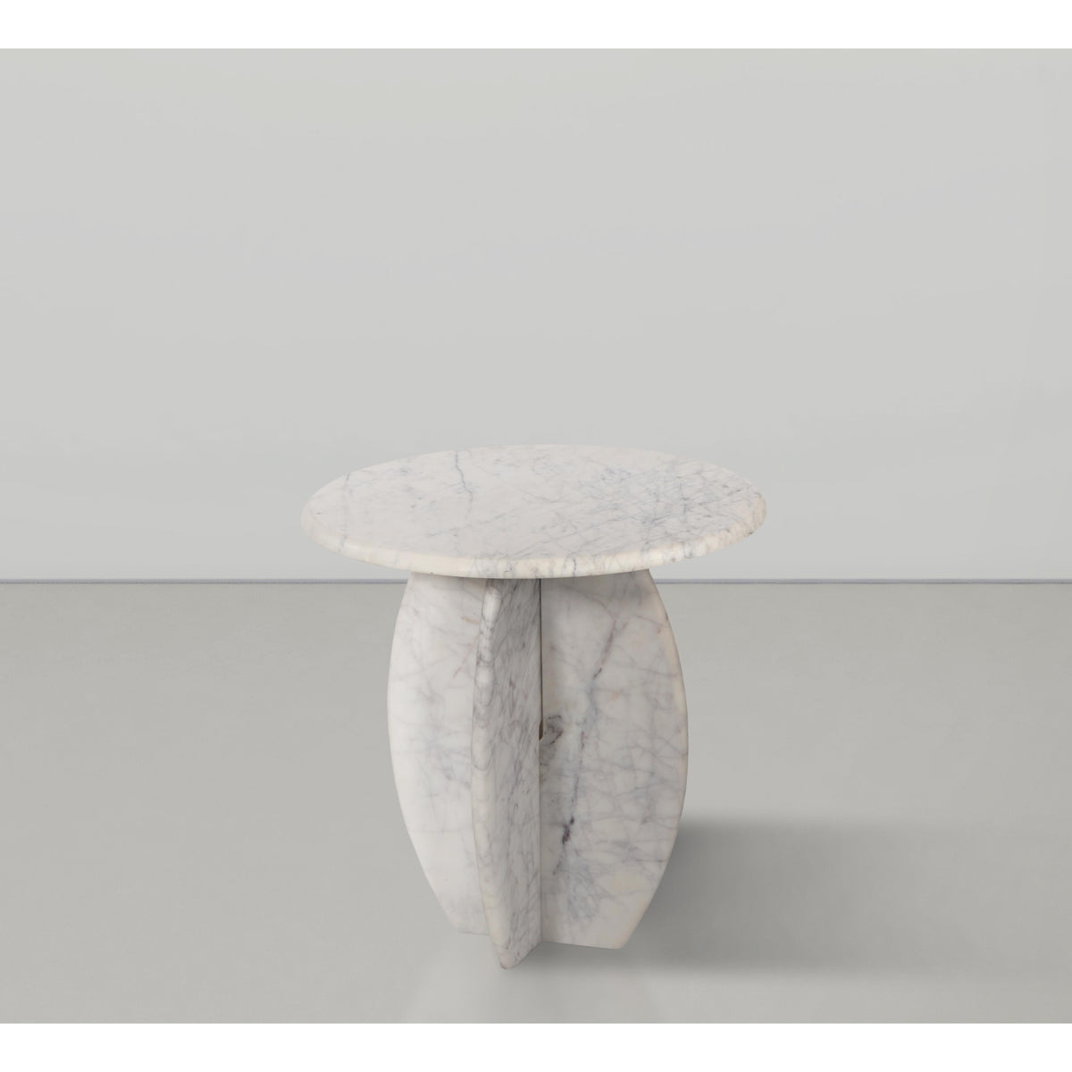 Meridian Formentera White End Table