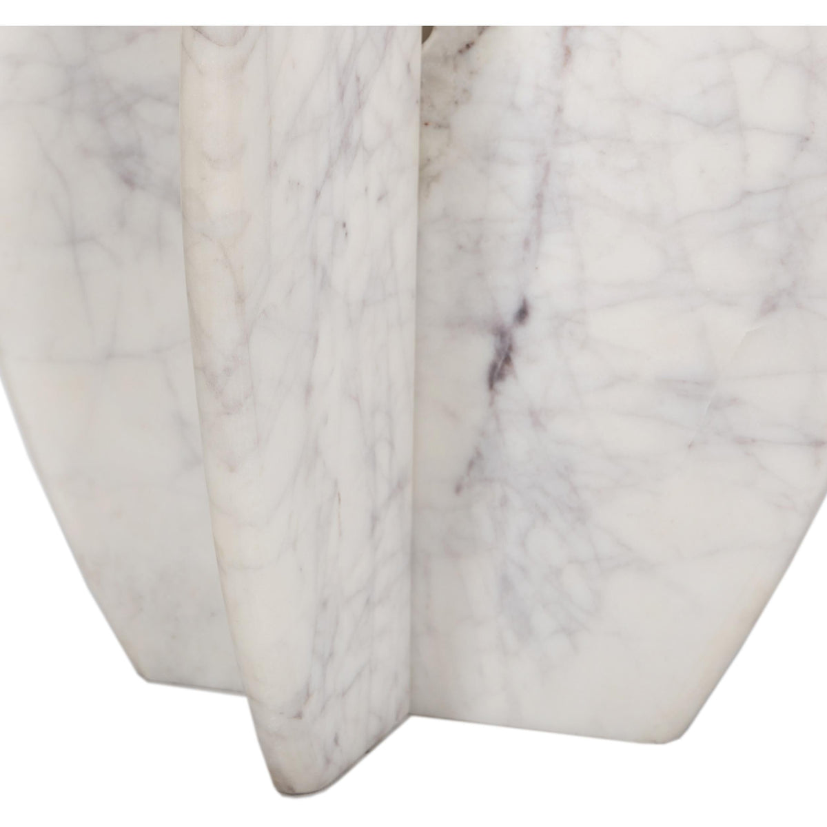 Meridian Formentera White End Table