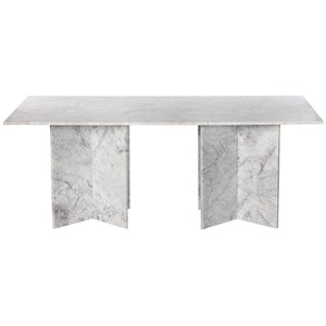 Meridian Verona White Dining Table (3 Boxes)