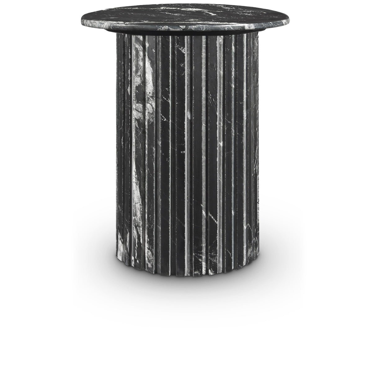 Meridian Genoa Black End Table