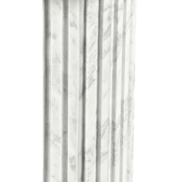 Meridian Genoa White End Table