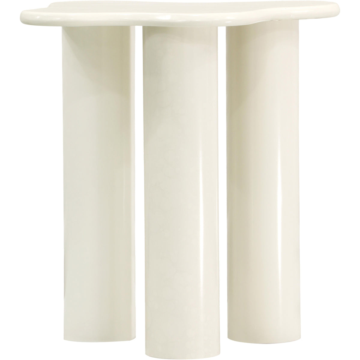Meridian Romaine Cream End Table