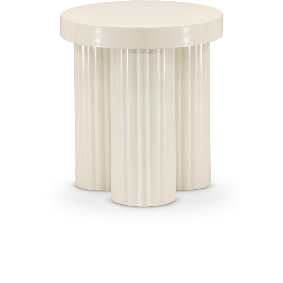 Meridian Rhodes Cream End Table