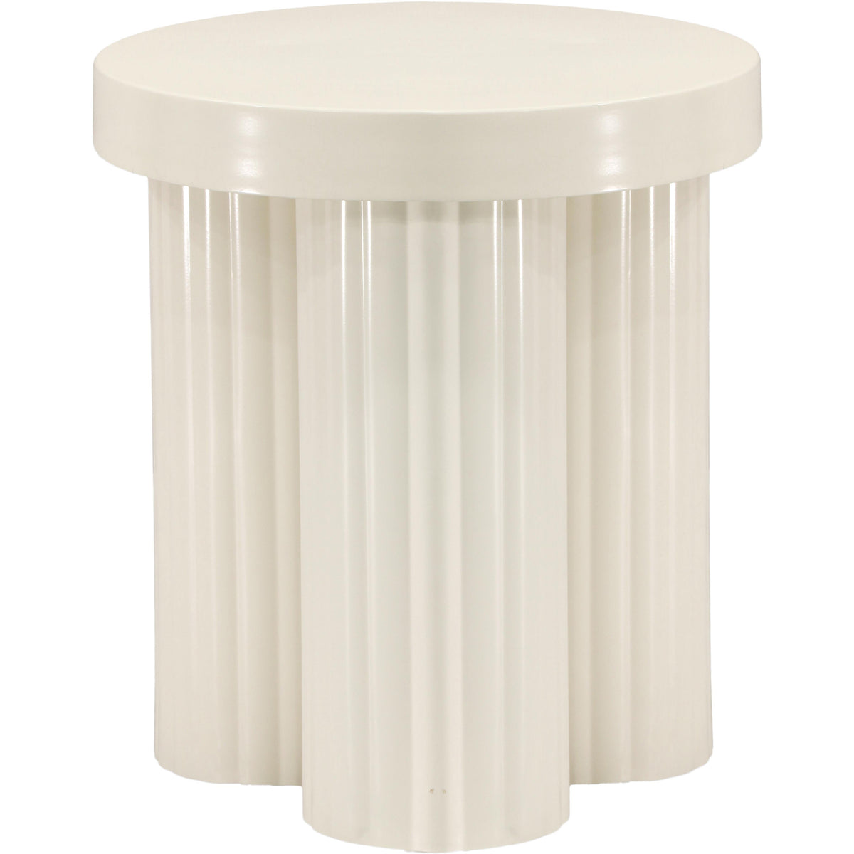 Meridian Rhodes Cream End Table