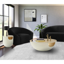 Meridian Doma Cream / Gold Coffee Table