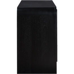 Meridian Fluted Black Dresser