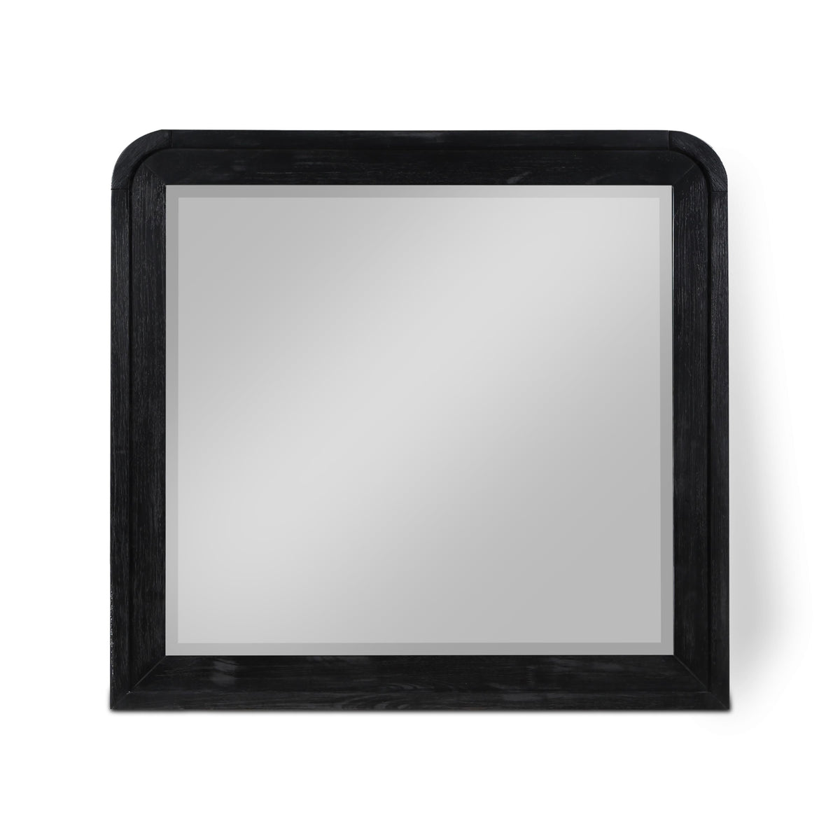 Meridian Fluted Black Mirror