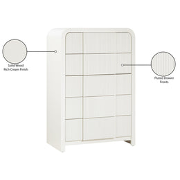 Meridian Fluted Cream Chest