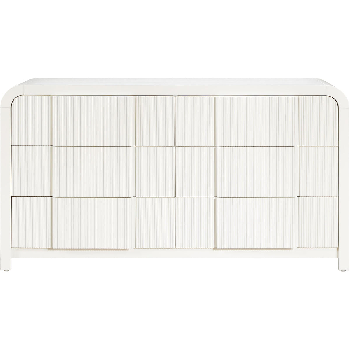 Meridian Fluted Cream Dresser