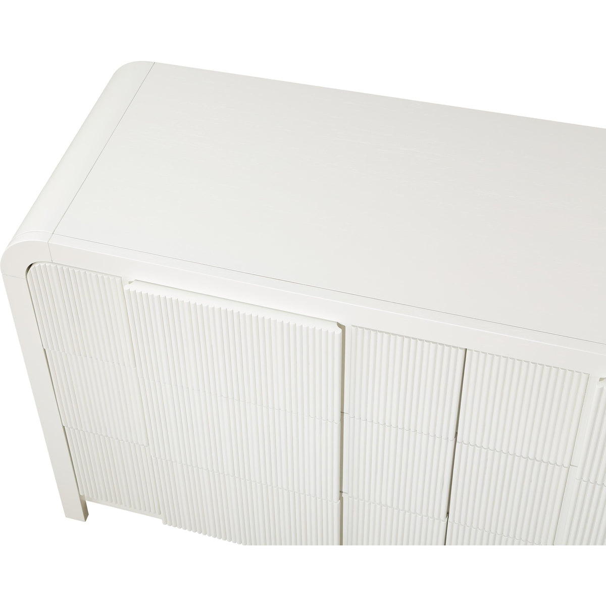 Meridian Fluted Cream Dresser