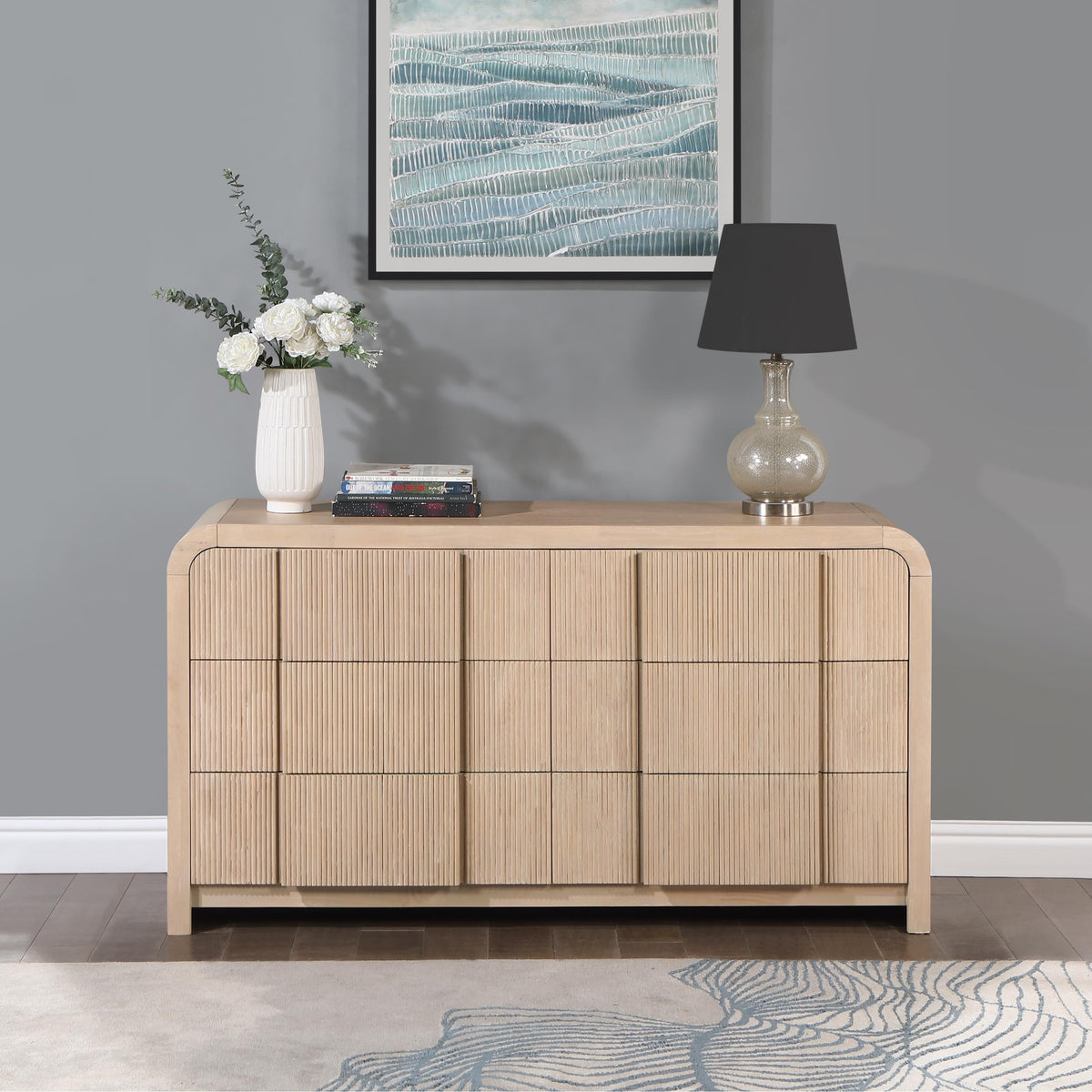 Meridian Fluted Natural Dresser