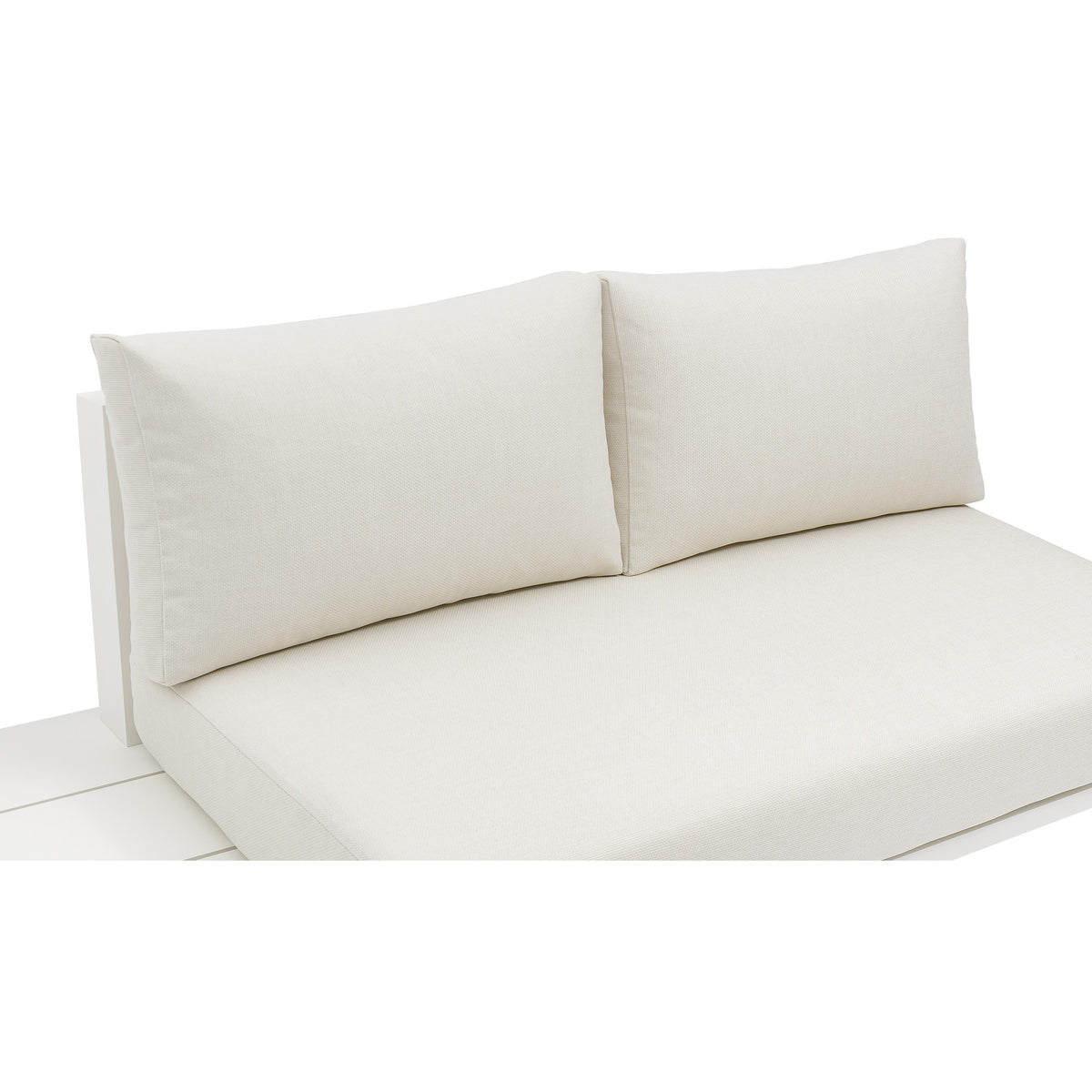 Meridian Maldives Cream Water Resistant Fabric Outdoor Patio Sectional (3 Boxes)