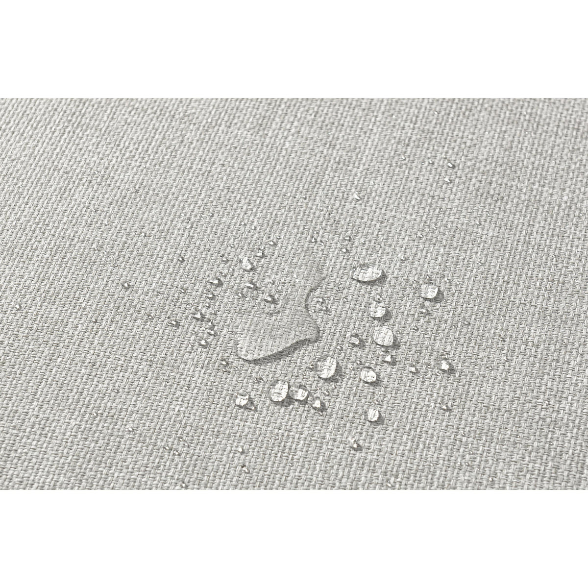 Meridian Maldives Grey Water Resistant Fabric Outdoor Patio Armless Chair