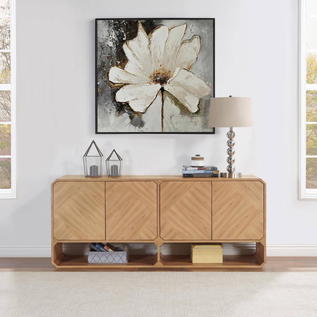 Meridian Parker Natural Sideboard/Buffet