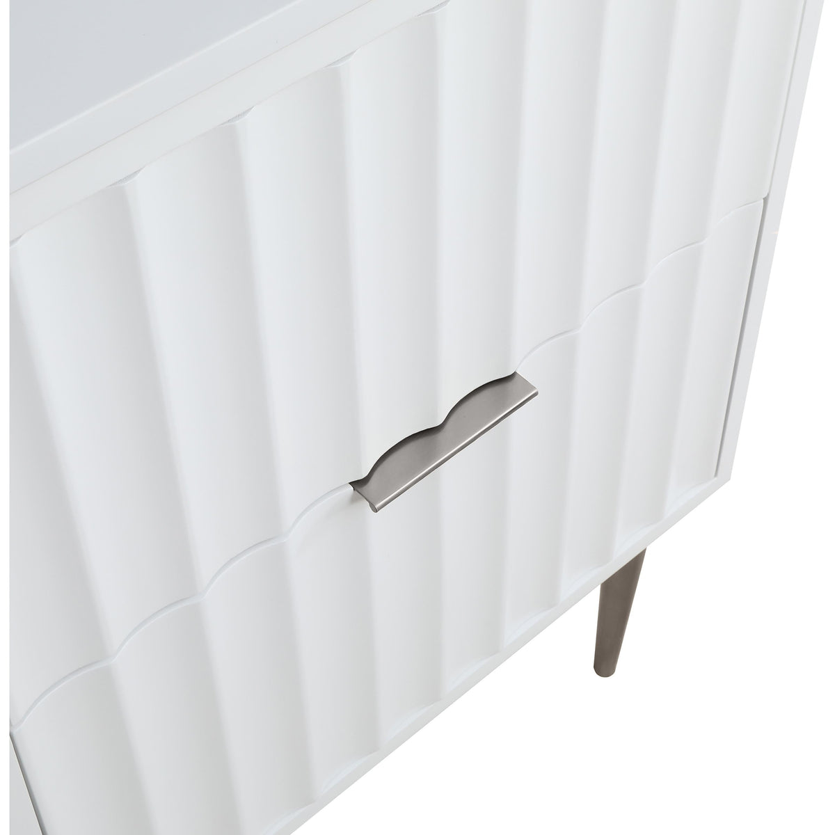 Meridian Modernist White Bathroom Vanity