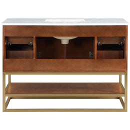 Meridian Monad Walnut Bathroom Vanity