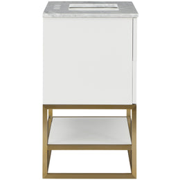 Meridian Monad White Bathroom Vanity
