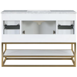 Meridian Monad White Bathroom Vanity