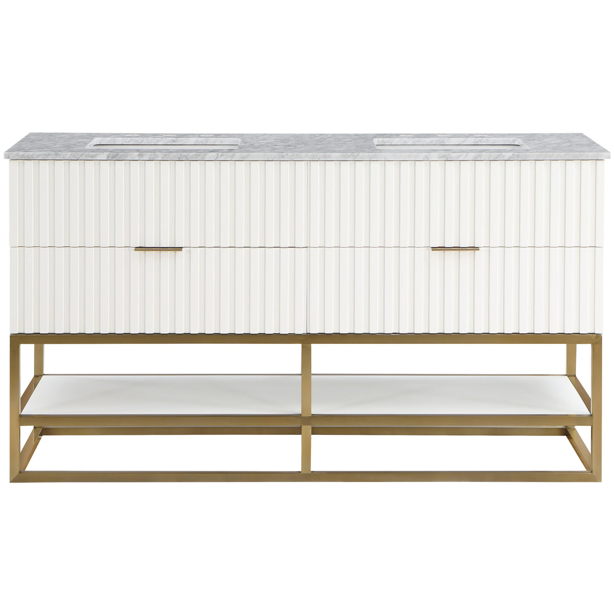 Meridian Monad White Bathroom Vanity
