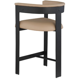 Meridian Romeo Tan Vegan Leather Counter Stool