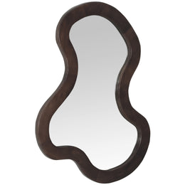 Meridian Oblique Brown Mirror