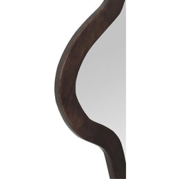 Meridian Oblique Brown Mirror