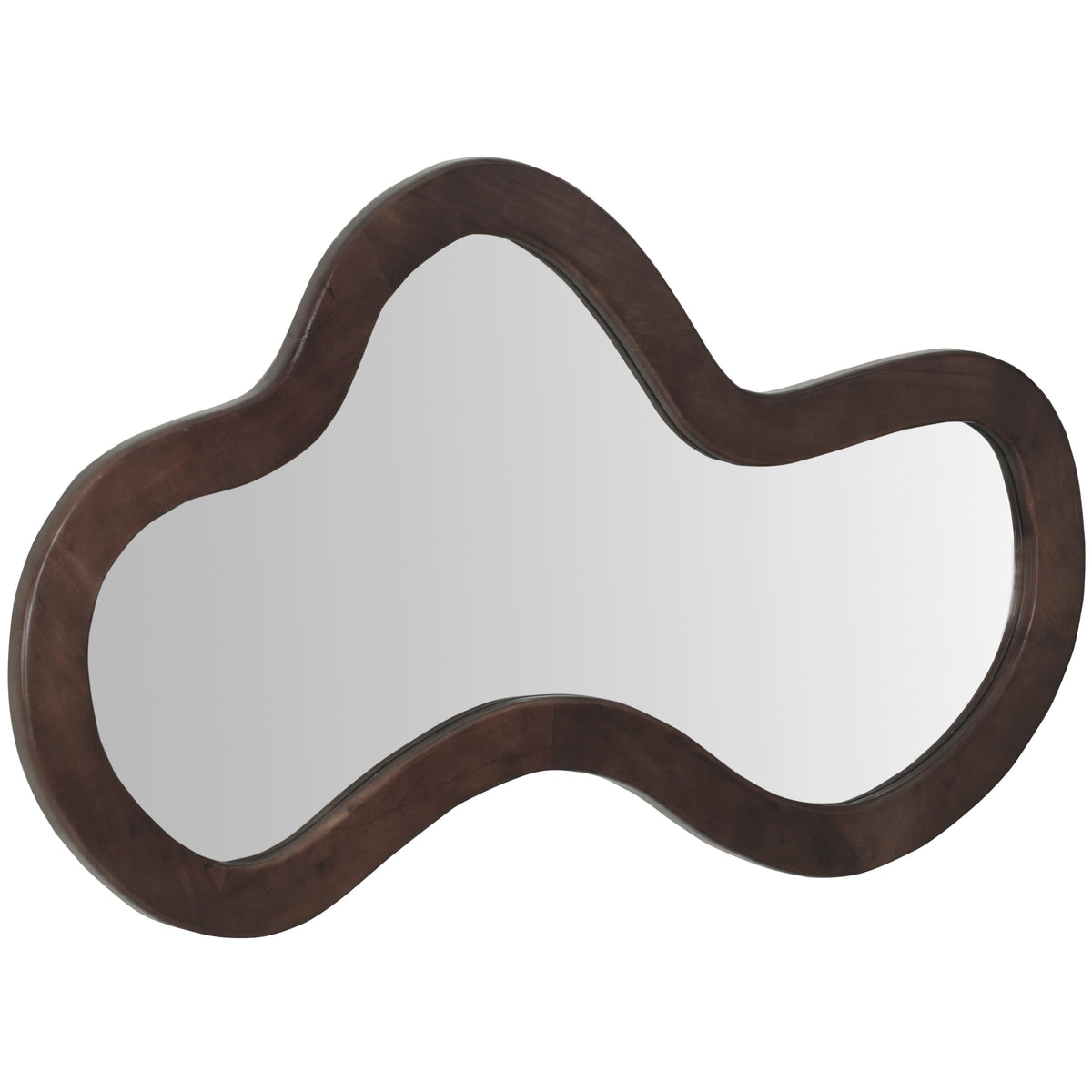 Meridian Oblique Brown Mirror