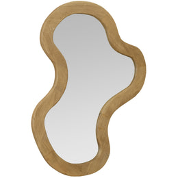 Meridian Oblique Oak Mirror