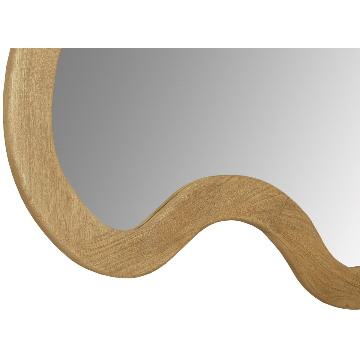Meridian Oblique Oak Mirror