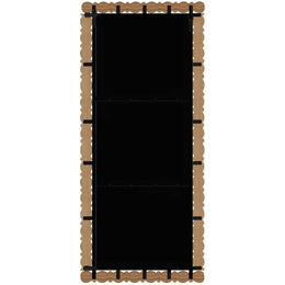 Meridian Aubrey Brown Mirror