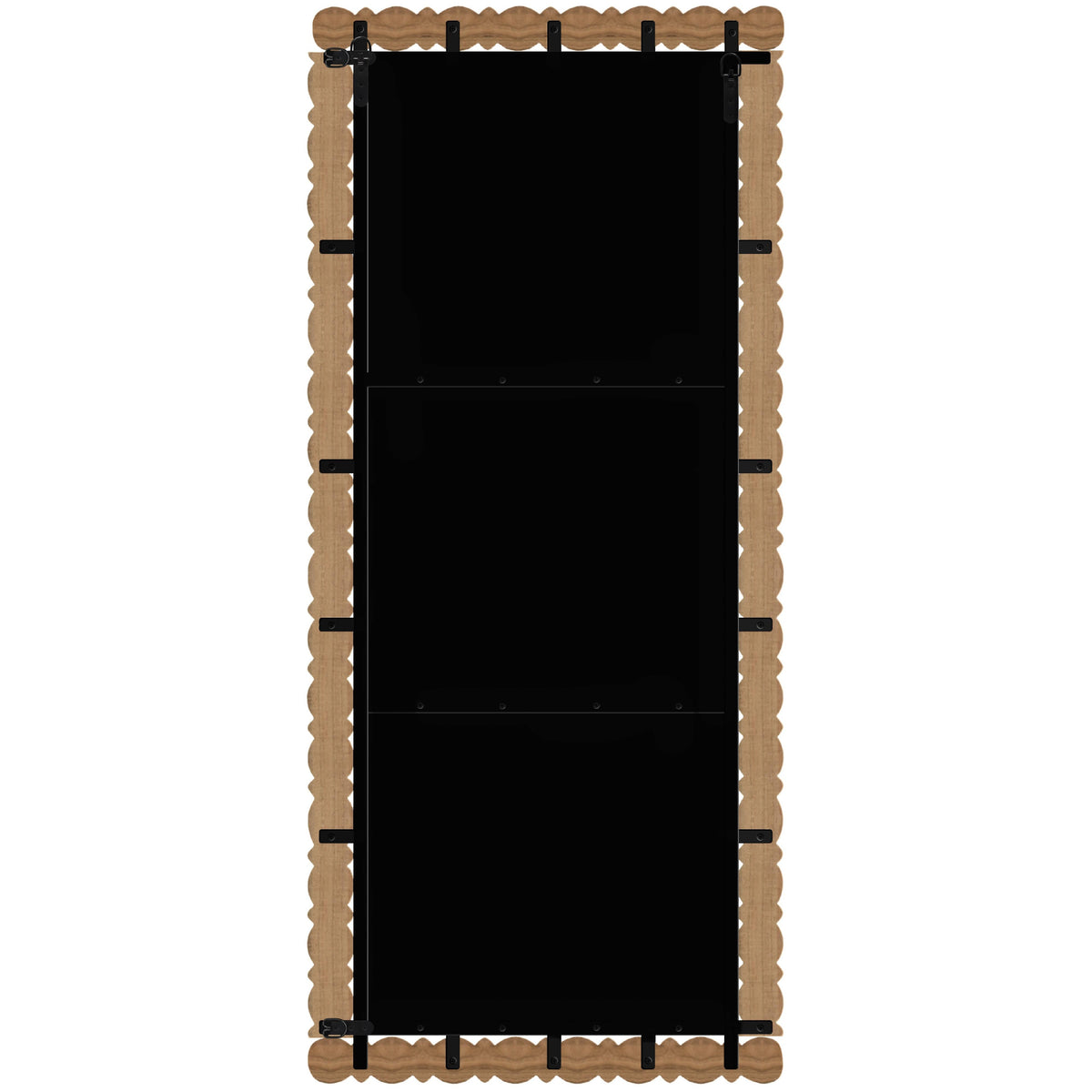 Meridian Aubrey Brown Mirror