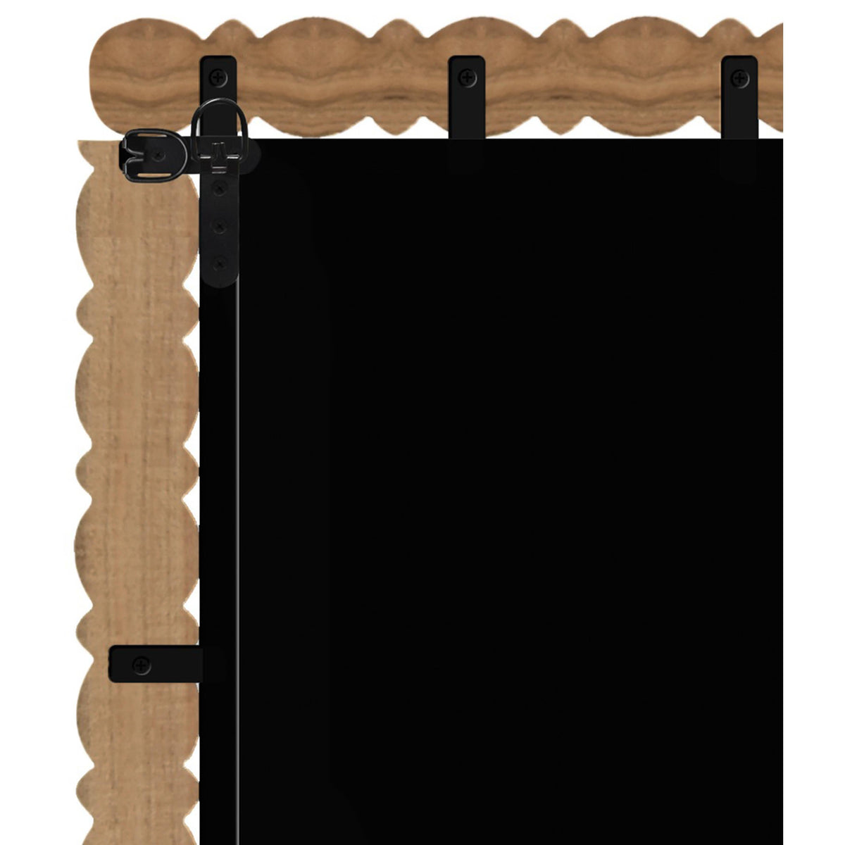 Meridian Aubrey Brown Mirror