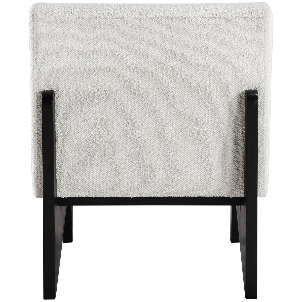 Meridian Chapman Cream Boucle Fabric Accent Chair