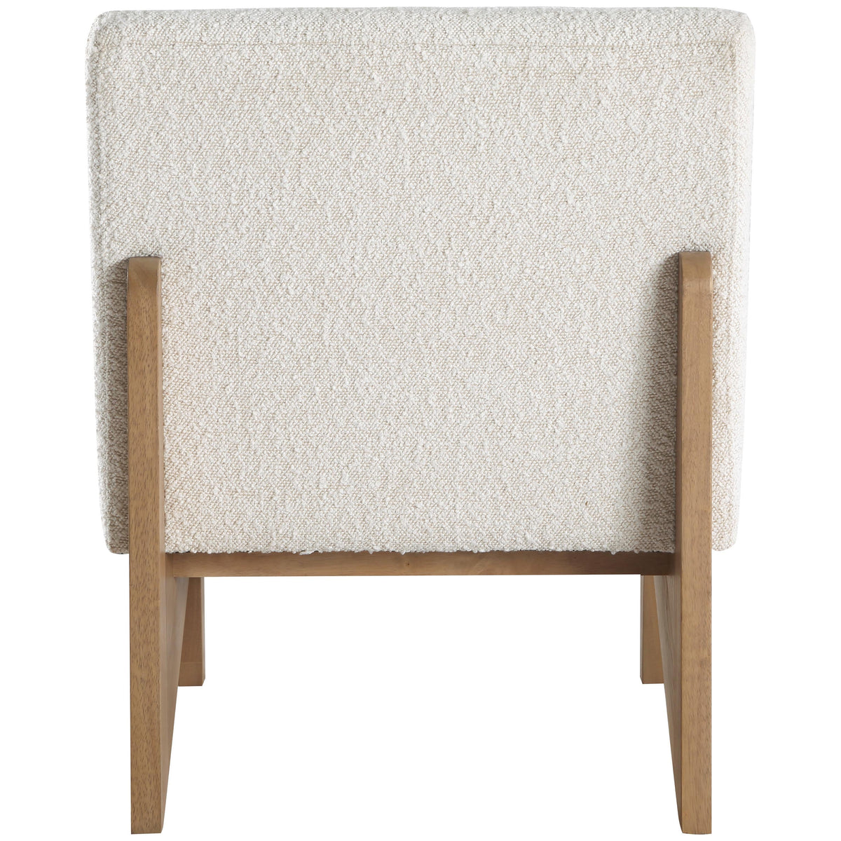 Meridian Chapman Cream Boucle Fabric Accent Chair